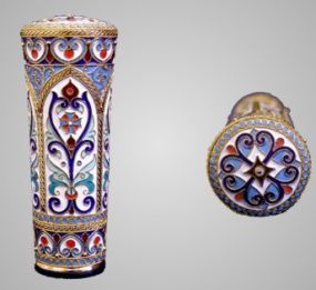 Посох №1 неразборный серебро филигрань, эмаль / золочение / (УИН) Посох №1 неразборный серебро филигрань, эмаль / золочение / (УИН)