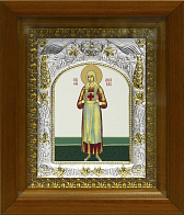 Икона освященная ''Аполлинария Тупицына'', в деревяном киоте