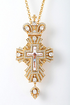 Крест наперсный №54 / золочение Крест наперсный №54 / золочение