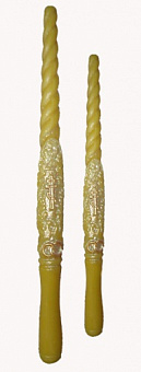 Свечи венчальные с кольцами воск Свечи венчальные с кольцами воск