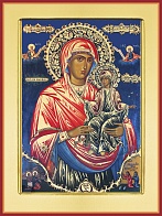 Икона Праведная Анна с Девой Марией