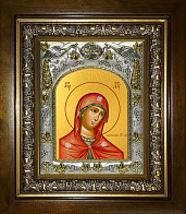 Андрониковская икона Божией Матери, в деревянном киоте