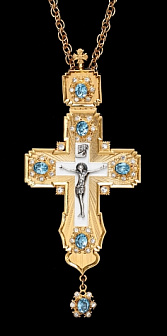 Наперсный крест с эмалью