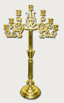 Семисвечник запрестольный Семисвечник запрестольный