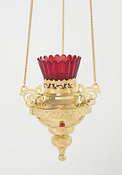 Лампада подвесная № 9 золочение Лампада подвесная № 9 золочение