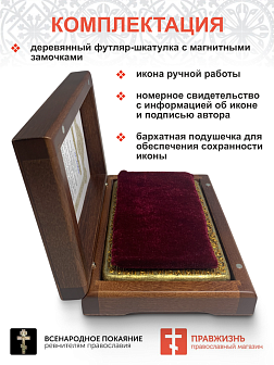 Икона ЛЮДМИЛА Чешская, Княгиня, Мученица (ПОДАРОЧНАЯ)