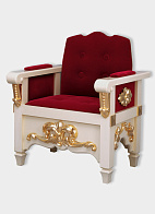 Кресло-трон №9 декоративное золочение