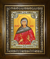 Икона освященная Валерия Кесарийская в деревянном киоте