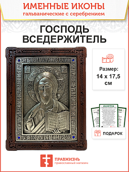 Икона Господь Вседержитель гальваника СЕРЕБРО кристаллы «Swarovski» 214 214_A79-2_KRA Икона Господь Вседержитель гальваника СЕРЕБРО кристаллы «Swarovski» 214 214_A79-2_KRA