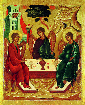 Икона Троица Ветхозаветная Икона Троица Ветхозаветная