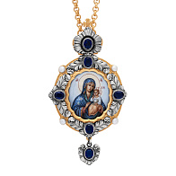 Панагия №128 / золочение, серебрение / Неувядаемый Цвет Панагия №128 / золочение, серебрение / Неувядаемый Цвет