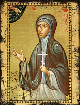Икона Преподобномученица Мария (Цейтлин)
