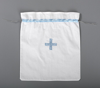 Мешочек церковный 30х30 крестильный с кулиской Мешочек церковный 30х30 крестильный с кулиской