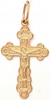 Крест православный из золота из коллекции Иваново 2,07 грамм
