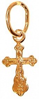 Крест православный из золота из коллекции "Православие" 0,34 грамм