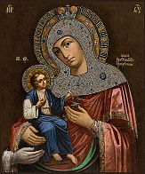 Икона Богородица ''Троеручица''