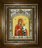 Икона Пресвятой Богородицы СКОРОПОСЛУШНИЦА (СЕРЕБРЯНАЯ РИЗА, КИОТ)