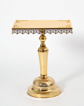 Подставка №7 под ковчег нерж сталь золочение Подставка №7 под ковчег нерж сталь золочение