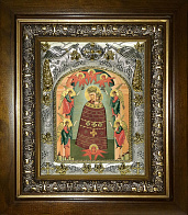 Икона Пресвятой Богородицы ПРИБАВЛЕНИЕ УМА (СЕРЕБРЯНАЯ РИЗА, КИОТ)