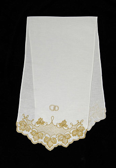 Рушник венчальный вышивка шнуром №5 Рушник венчальный вышивка шнуром №5