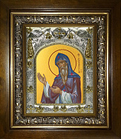 Икона АМВРОСИЙ Оптинский, Преподобный (СЕРЕБРЯНАЯ РИЗА, КИОТ)