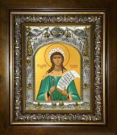 Икона освященная ''Серафима'', в деревяном киоте