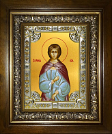 Икона освященная Вера Римская мученица в деревянном киоте