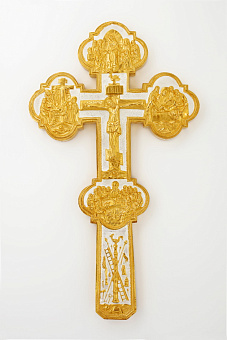 Крест напрестольный №4 гальванопластика / золочение, серебрение Крест напрестольный №4 гальванопластика / золочение, серебрение