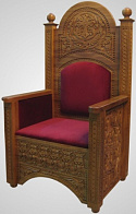Кресло-трон №6-2 дуб