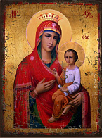 Икона Пресвятой Богородицы СКОРОПОСЛУШНИЦА (МЕШКОВИНА)