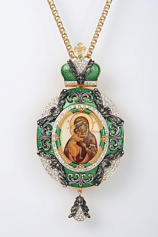 Панагия №36 / золочение / серебро эмаль (УИН) Панагия №36 / золочение / серебро эмаль (УИН)