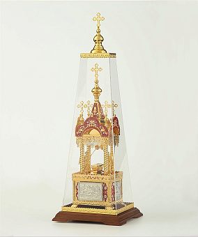 Дарохранительница №12 золочение эмаль Дарохранительница №12 золочение эмаль