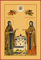 Икона благоверные Петр и Феврония Муромские