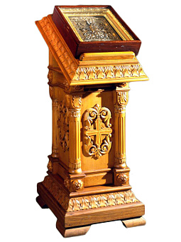 Аналой одинарный ''Вариант 1'' резной Аналой одинарный ''Вариант 1'' резной