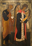 Петр апостол и Михаил архангел, деисус икона