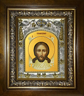 Икона Спас Нерукотворный, в деревяном киоте Икона Спас Нерукотворный, в деревяном киоте