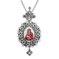 Панагия №76 / серебрение / Владимирская БМ Панагия №76 / серебрение / Владимирская БМ