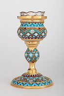 Лампада напрестольная большая серебро / золочение / (УИН) Лампада напрестольная большая серебро / золочение / (УИН)