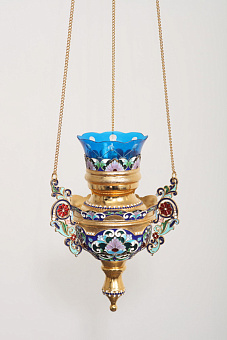 Лампада филигранная №37 эмаль / золочение Лампада филигранная №37 эмаль / золочение