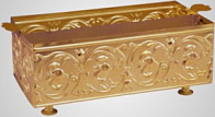 Ящик для свечей и огарков золочение Ящик для свечей и огарков золочение