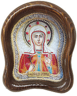 Икона Святая мученица Александра Коринфская, бисер
