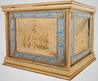 Облачение на престол №21 1.0*1.0 золочение эмаль Облачение на престол №21 1.0*1.0 золочение эмаль