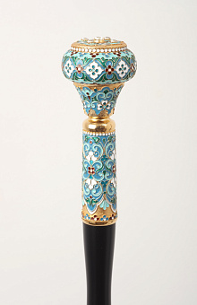 Посох №23 неразборный серебро филигрань, эмаль / золочение / (УИН) Посох №23 неразборный серебро филигрань, эмаль / золочение / (УИН)