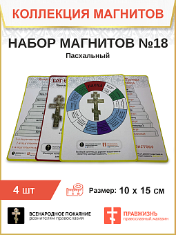 Набор магнитов №18 Пасхальный 4 шт. Набор магнитов №18 Пасхальный 4 шт.