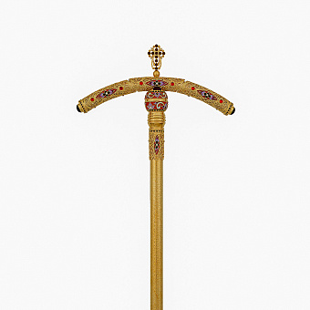 Жезл филигрань камни эмаль Жезл филигрань камни эмаль