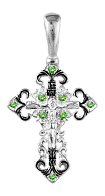 Серебряный православный крестик