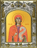 Икона ПАРАСКЕВА Пятница, Великомученица (СЕРЕБРЯНАЯ РИЗА)