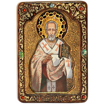Икона ИОАНН Златоуст, архиепископ Константинопольский, Святитель (ПОДАРОЧНАЯ)