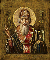 Икона СПИРИДОН Тримифунтский, Святитель (РУЧНАЯ РАБОТА)