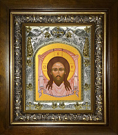 Икона Спас Нерукотворный, в деревяном киоте Икона Спас Нерукотворный, в деревяном киоте